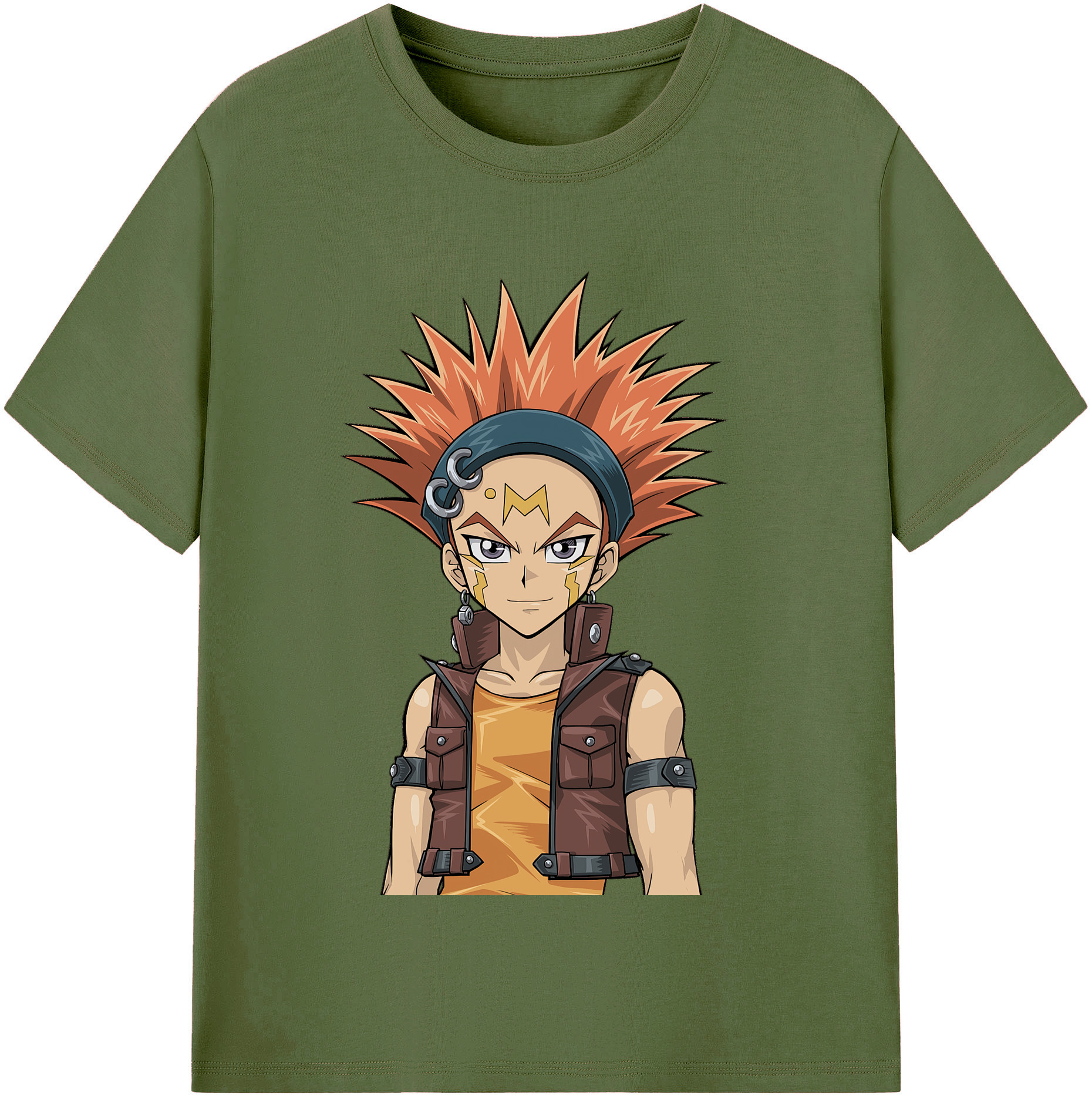 （画像用） 遊☆戯☆王 Yu-Gi-Oh! 綿100％半袖Tシャツ（フロントプリント）